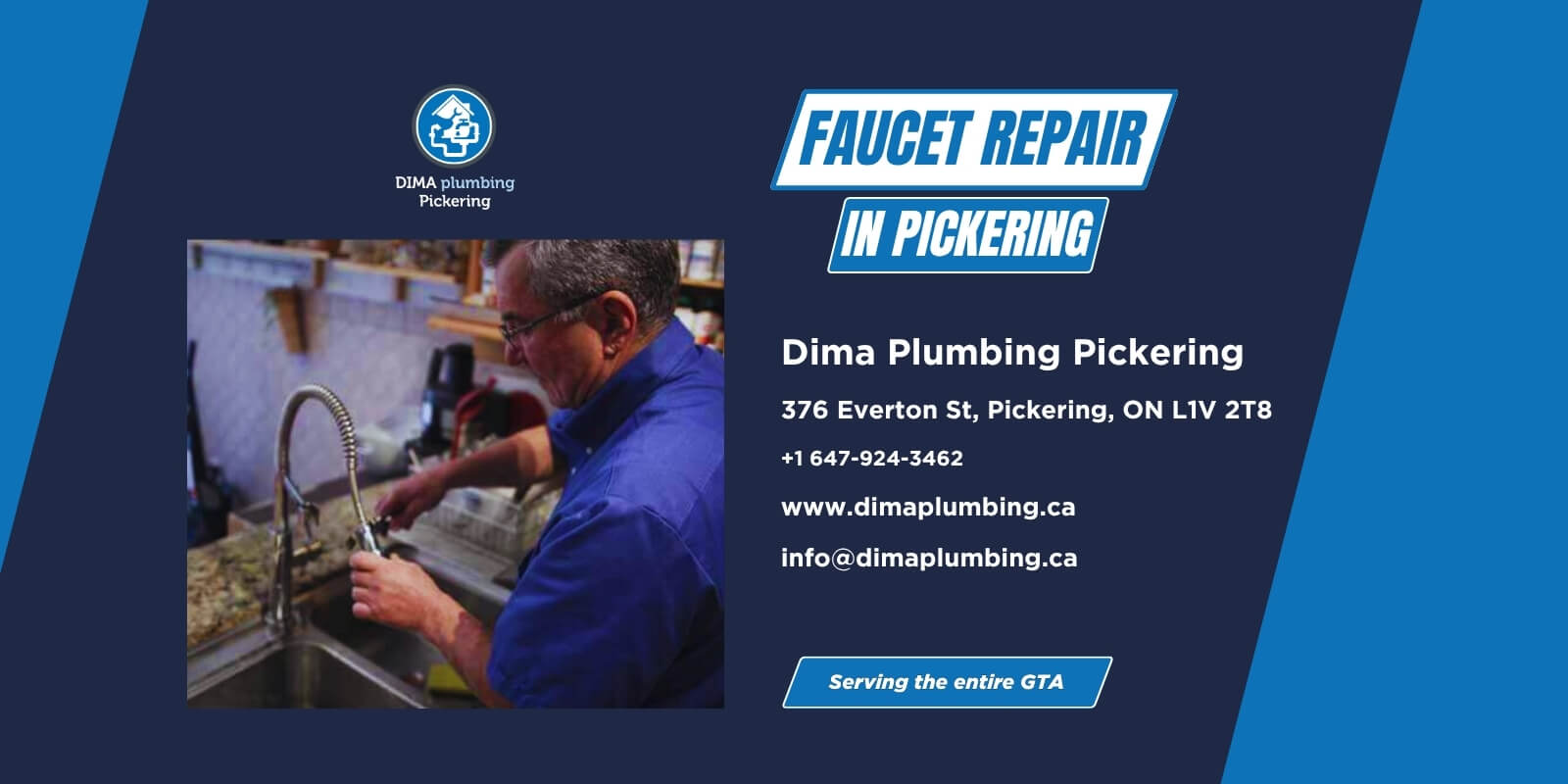 Faucet repair services in Pickering