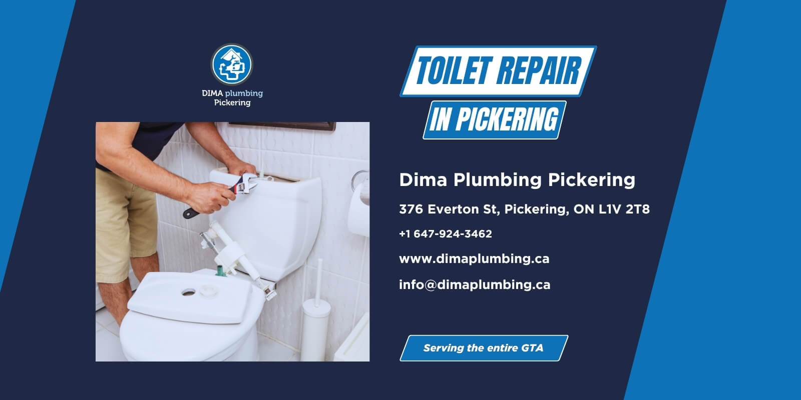 Toilet repair services in Pickering